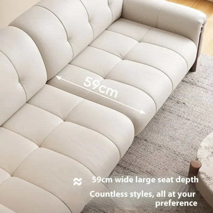 Globe Furnishings - Vintage-inspired top-grain leather sofa Globe Furnishings - Vintage-inspired top-grain leather sofa