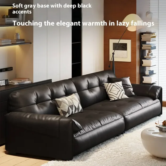 Globe Furnishings - Vintage-inspired Luxury Oil-Waxed Leather Sofa Globe Furnishings - Vintage-inspired Luxury Oil-Waxed Leather Sofa