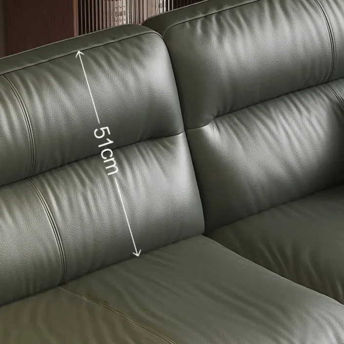 Globe Furnishings - Solid Wood Italian Vintage New Leather Sofa Globe Furnishings - Solid Wood Italian Vintage New Leather Sofa