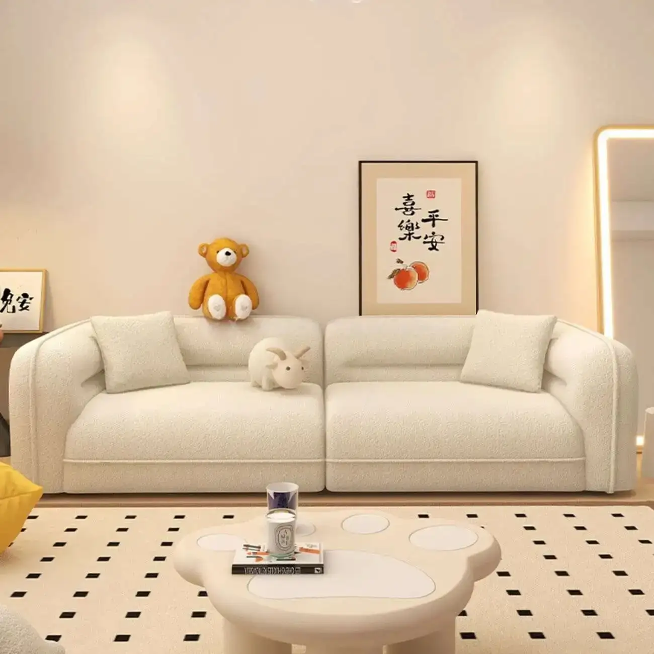 主图-03 Globe Furnishings - French bubble ball compression sofa