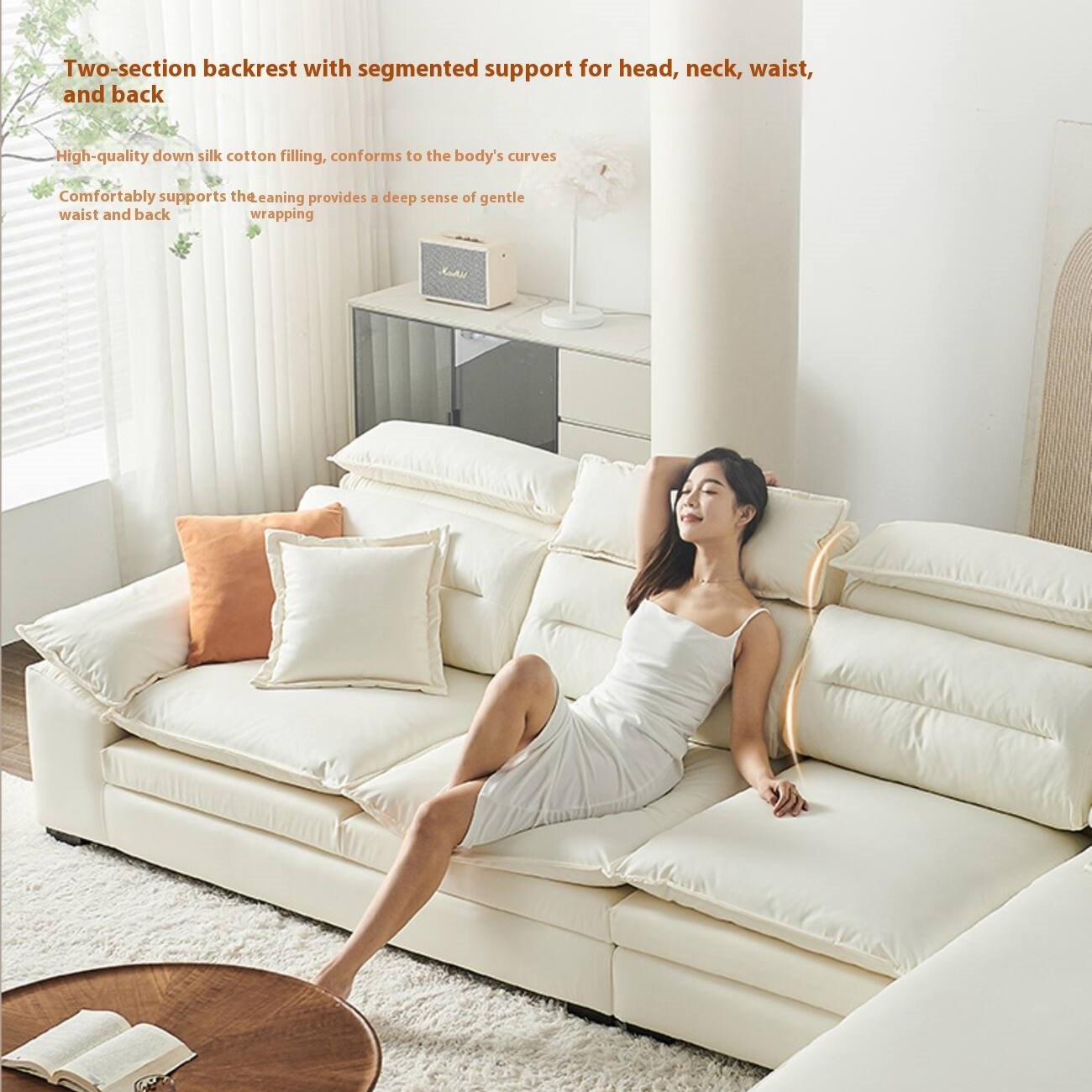 主图-04 Globe Furnishings - Nordic minimalist luxury technology fabric sofa