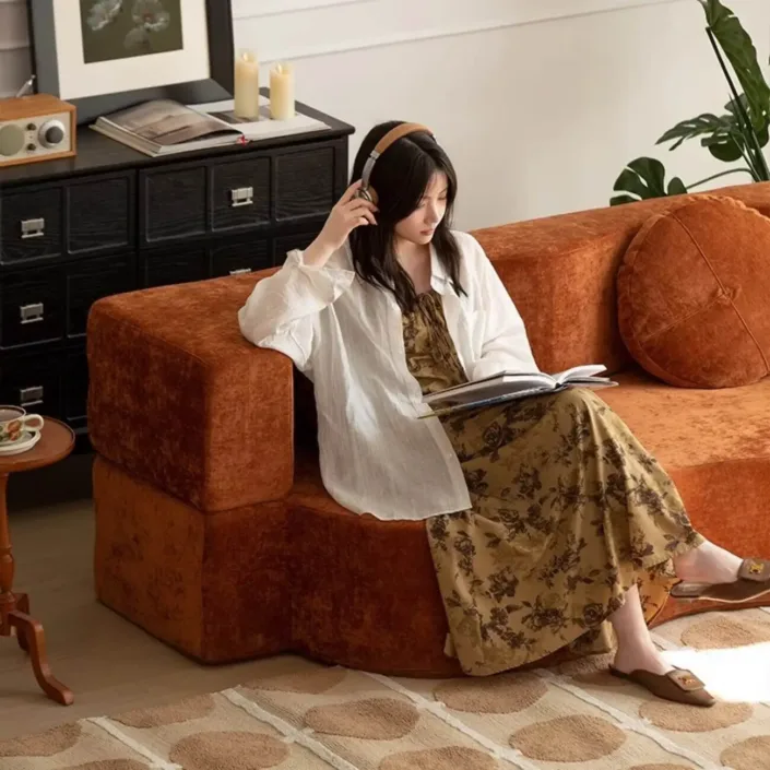 Globe Furnishings - Lazy Fabric All-in-One Compressed Sofa Bed Globe Furnishings - Lazy Fabric All-in-One Compressed Sofa Bed