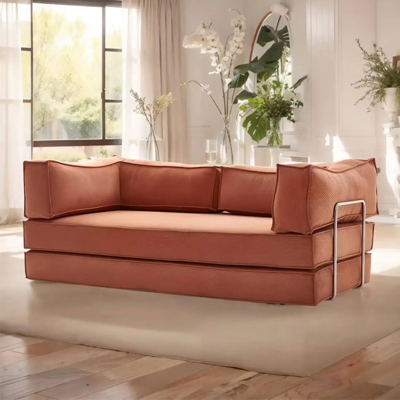 主图-04 Globe Furnishings - Lazy Folding Compression Sofa Bed