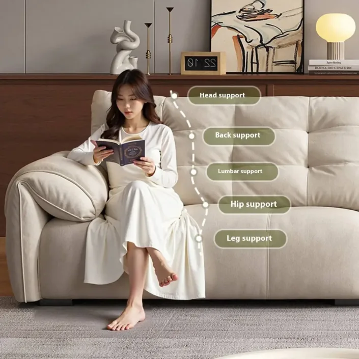 Globe Furnishings - Modular Cat-Proof Fabric Straight Sofa Globe Furnishings - Modular Cat-Proof Fabric Straight Sofa