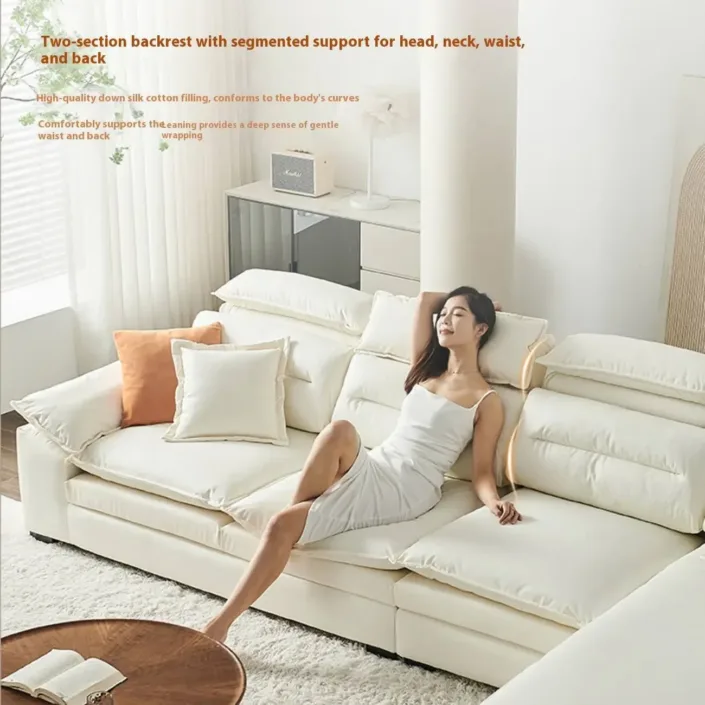 Globe Furnishings - Nordic minimalist luxury technology fabric sofa Globe Furnishings - Nordic minimalist luxury technology fabric sofa