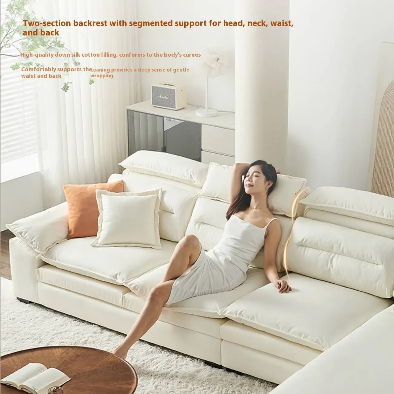 主图-04 Globe Furnishings - Nordic minimalist luxury technology fabric sofa