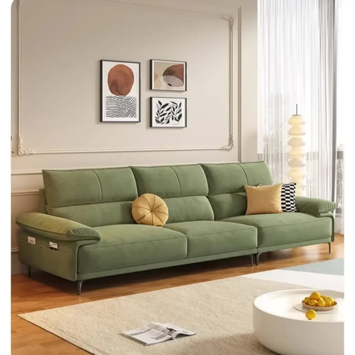 Globe Furnishings - Modular Creamy Style Tech Fabric Sofa Globe Furnishings - Modular Creamy Style Tech Fabric Sofa