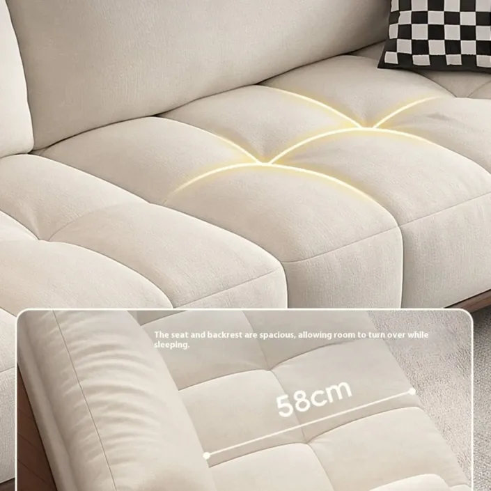 Globe Furnishings - Retro Modern Minimalist Straight-Line Sofa Globe Furnishings - Retro Modern Minimalist Straight-Line Sofa