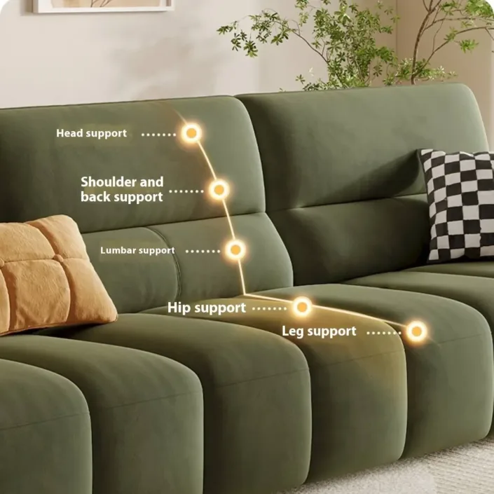 Globe Furnishings - New Linear Luxury Milk Fabric Sofa Globe Furnishings - New Linear Luxury Milk Fabric Sofa