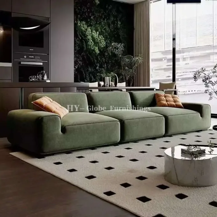 Globe Furnishings - Big Black Bull Compressed Sofa Globe Furnishings - Big Black Bull Compressed Sofa