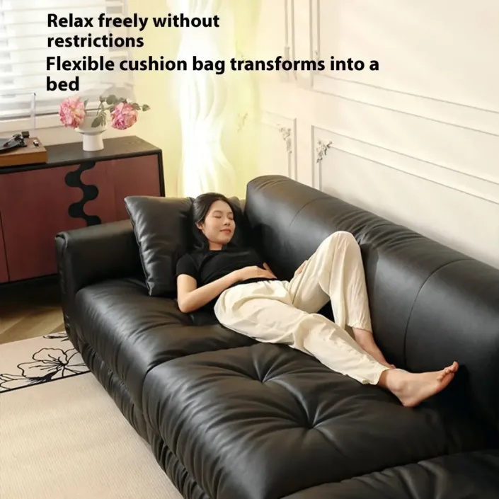 Globe Furnishings - Eternal Luxury Oasis · Cloudy Feel Leather Sofa Globe Furnishings - Eternal Luxury Oasis · Cloudy Feel Leather Sofa