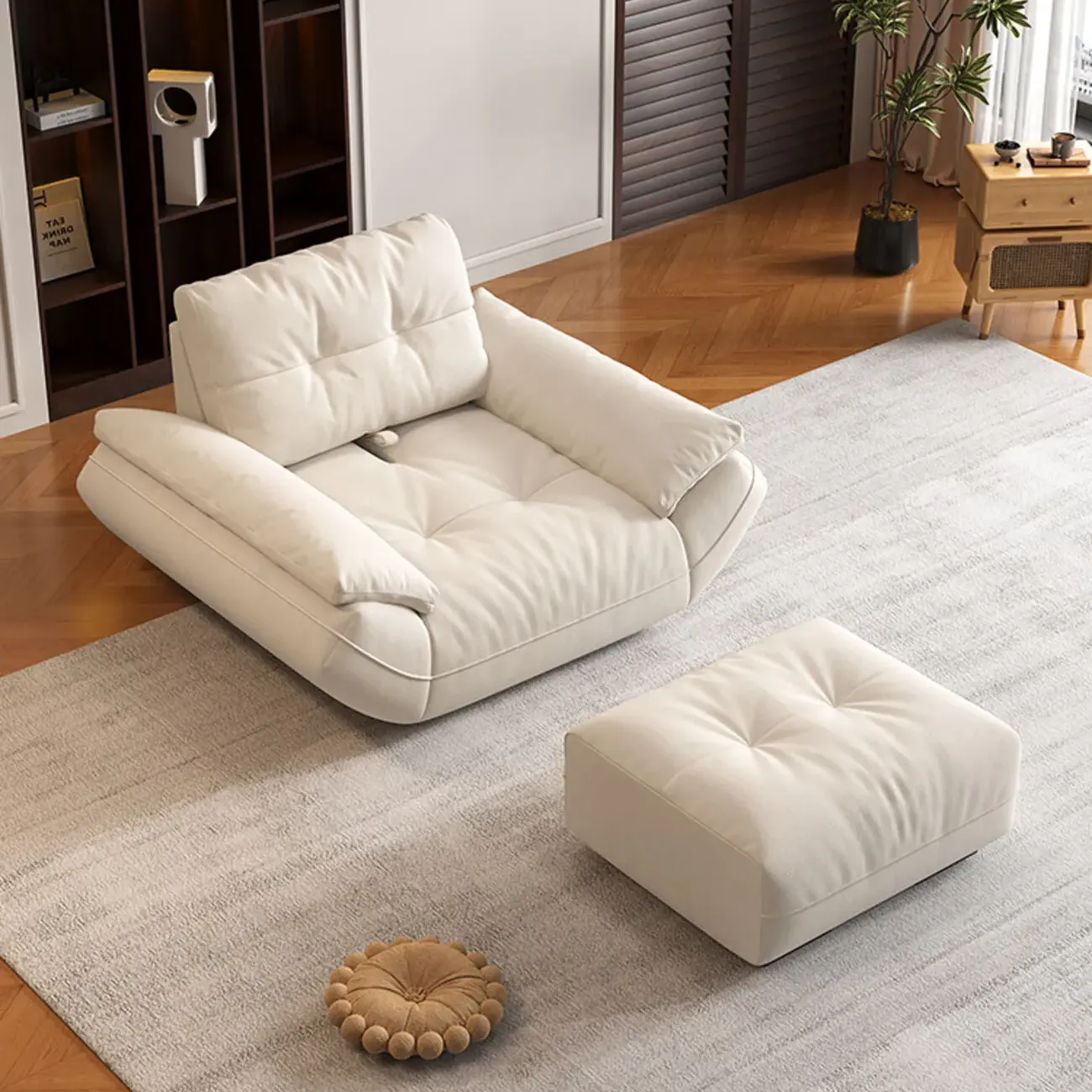 主图-04 Globe Furnishings - Creamy single sofa chair