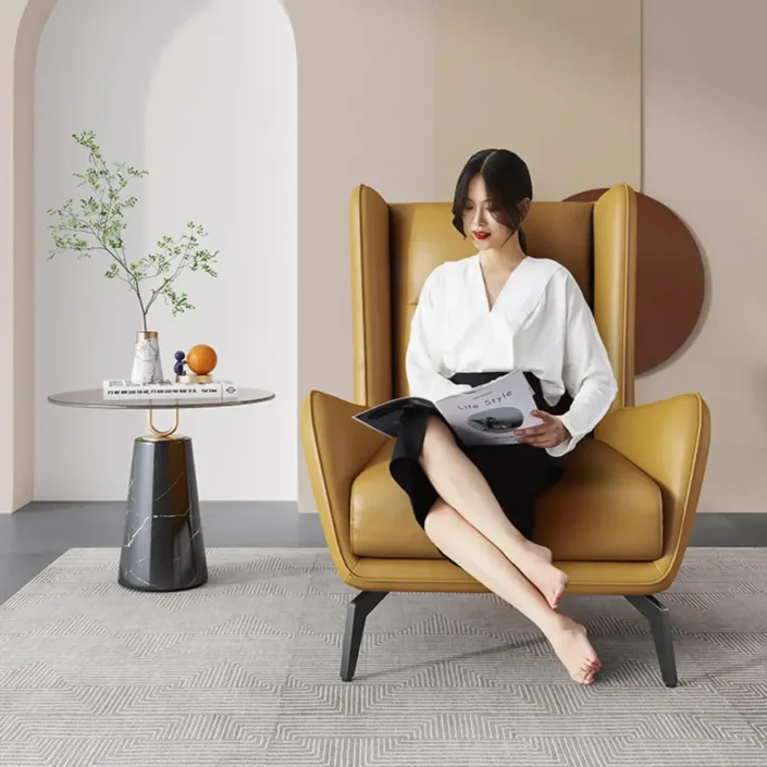Globe Furnishings - Italian minimalist tiger chair Globe Furnishings - Italian minimalist tiger chair