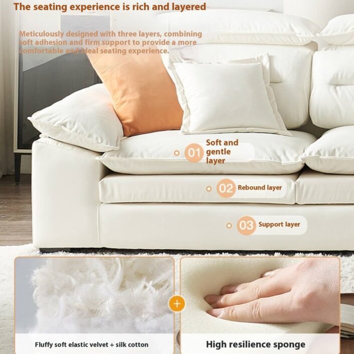 Globe Furnishings - Nordic minimalist luxury technology fabric sofa Globe Furnishings - Nordic minimalist luxury technology fabric sofa