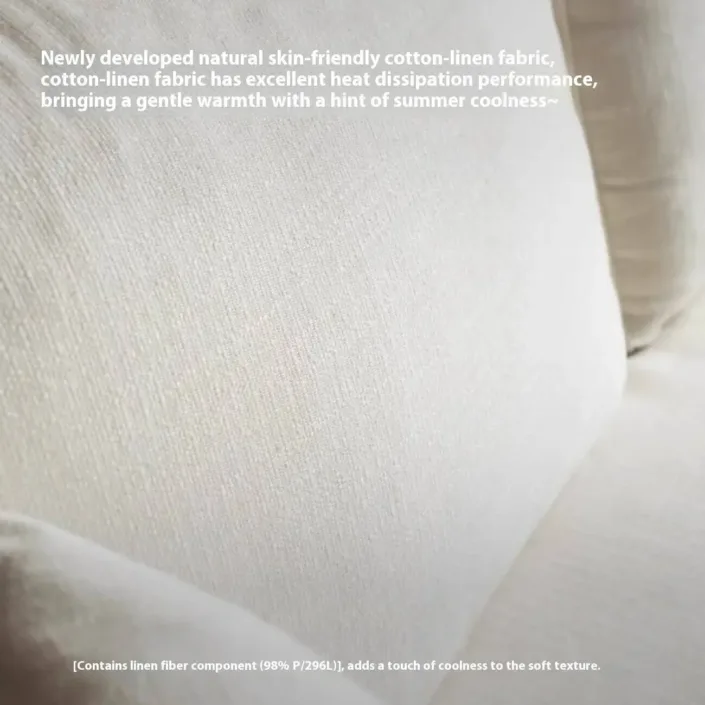 Globe Furnishings - Natural Breeze Direct-Vent Linen Sofa Globe Furnishings - Natural Breeze Direct-Vent Linen Sofa