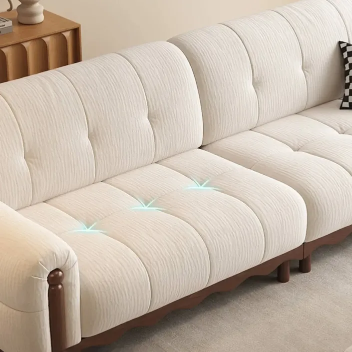 Globe Furnishings - New Solid Wood Chenille French Sofa