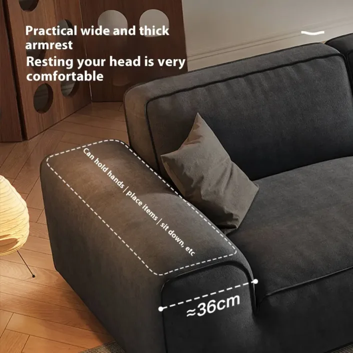 Globe Furnishings - Big Black Bull Italian-Style Living Room Straight-Back Sofa Globe Furnishings - Big Black Bull Italian-Style Living Room Straight-Back Sofa