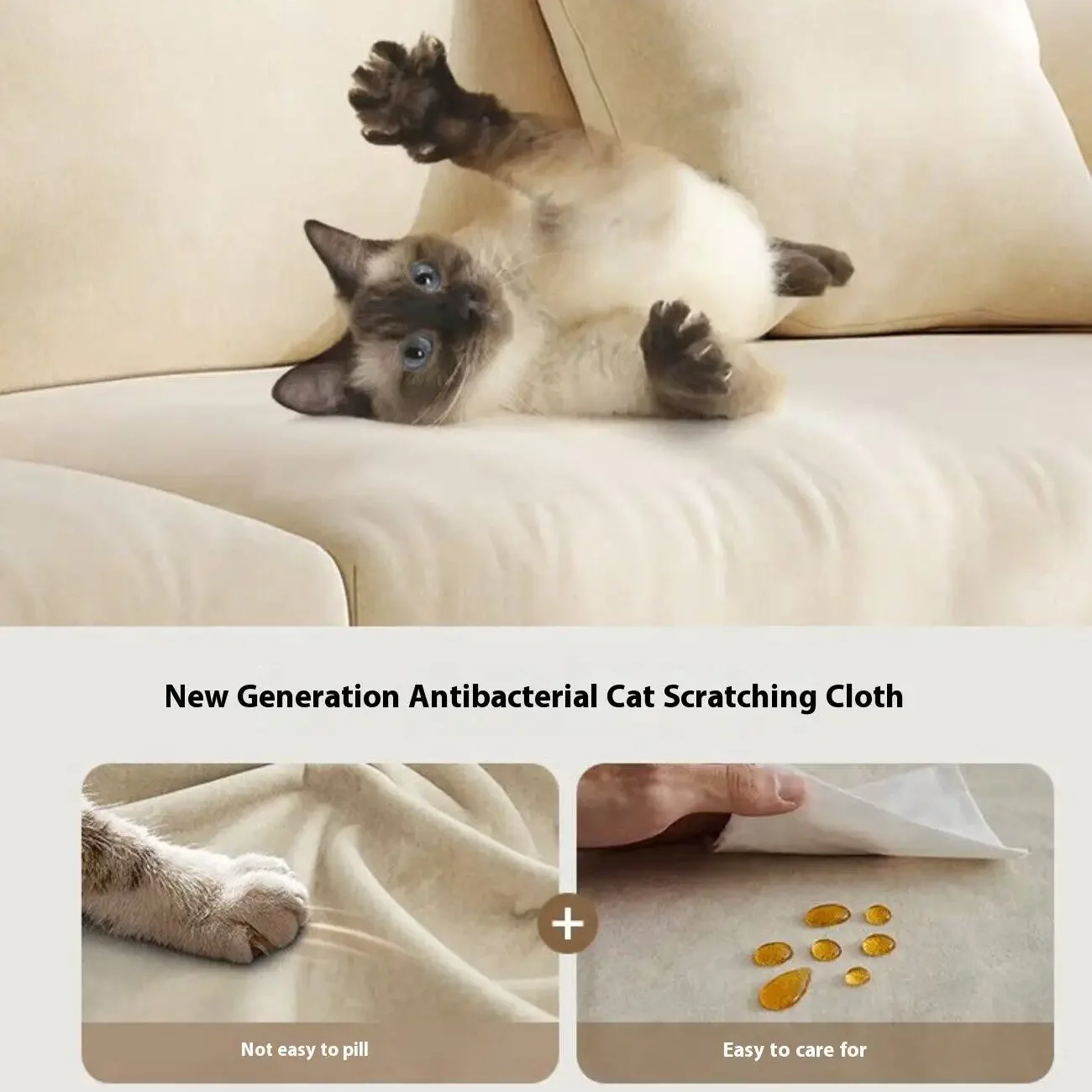 主图-05 Globe Furnishings - Elephant Ear Fabric Sofa