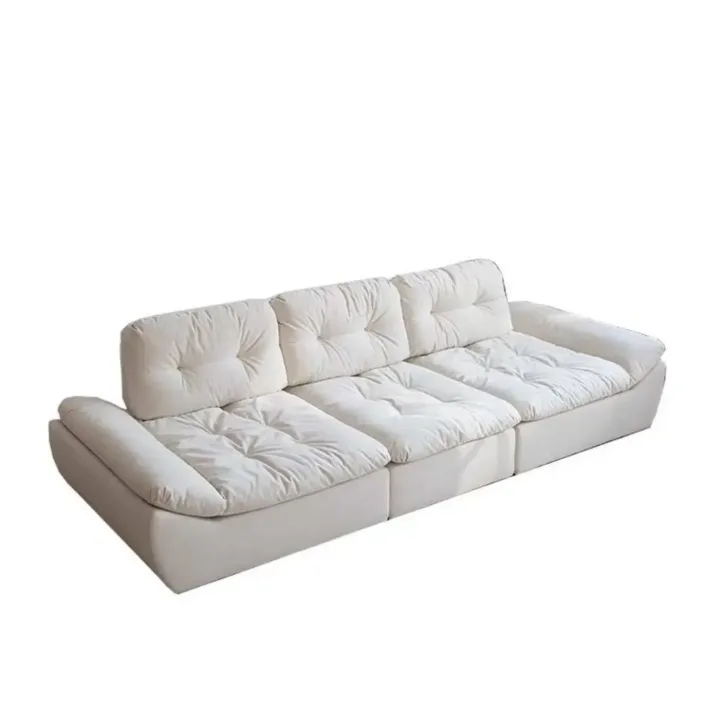 Globe Furnishings - Extendable Cloud-Patterned Cat-Scratch-Resistant Fabric Sofa Globe Furnishings - Extendable Cloud-Patterned Cat-Scratch-Resistant Fabric Sofa