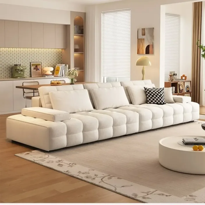Globe Furnishings - New Laurence Premium Straight-Back Fabric Sofa Globe Furnishings - New Laurence Premium Straight-Back Fabric Sofa