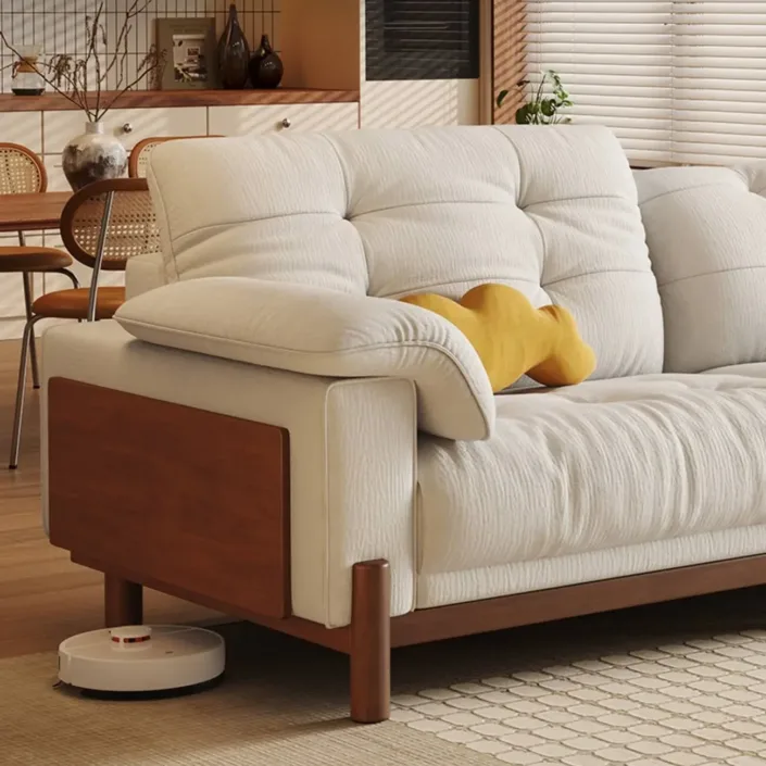 Globe Furnishings - Vintage Solid Wood Chenille Sofa Globe Furnishings - Vintage Solid Wood Chenille Sofa