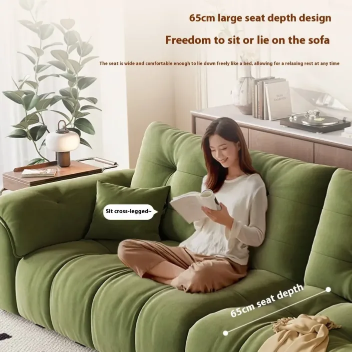 Globe Furnishings - French Vintage Cloud Fabric Sofa