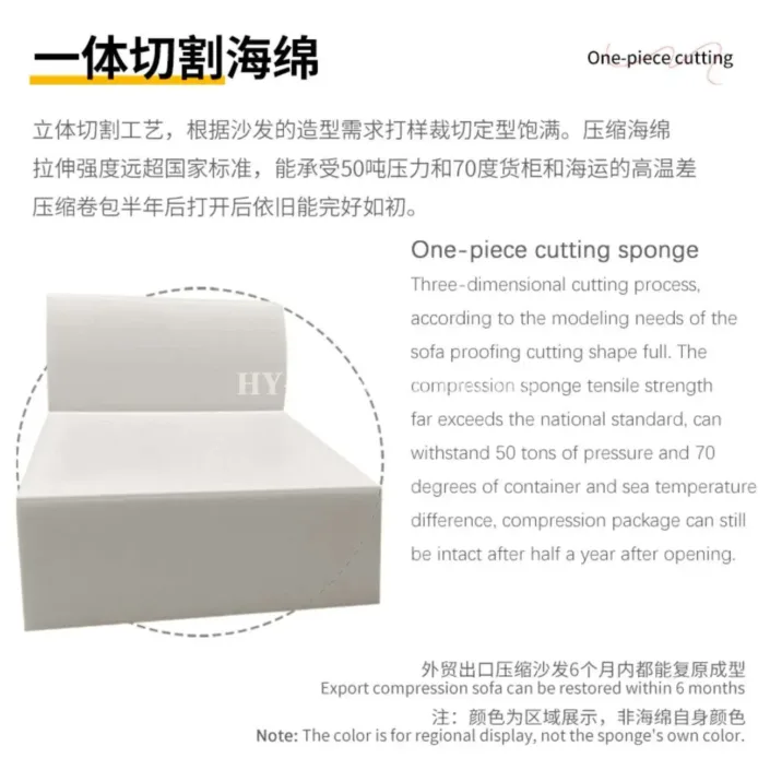 Globe Furnishings - Ethnic style jacquard fabric compressed sofa Globe Furnishings - Ethnic style jacquard fabric compressed sofa