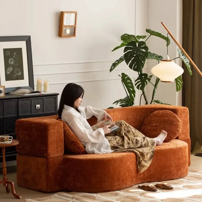 Globe Furnishings - Lazy Fabric All-in-One Compressed Sofa Bed Globe Furnishings - Lazy Fabric All-in-One Compressed Sofa Bed