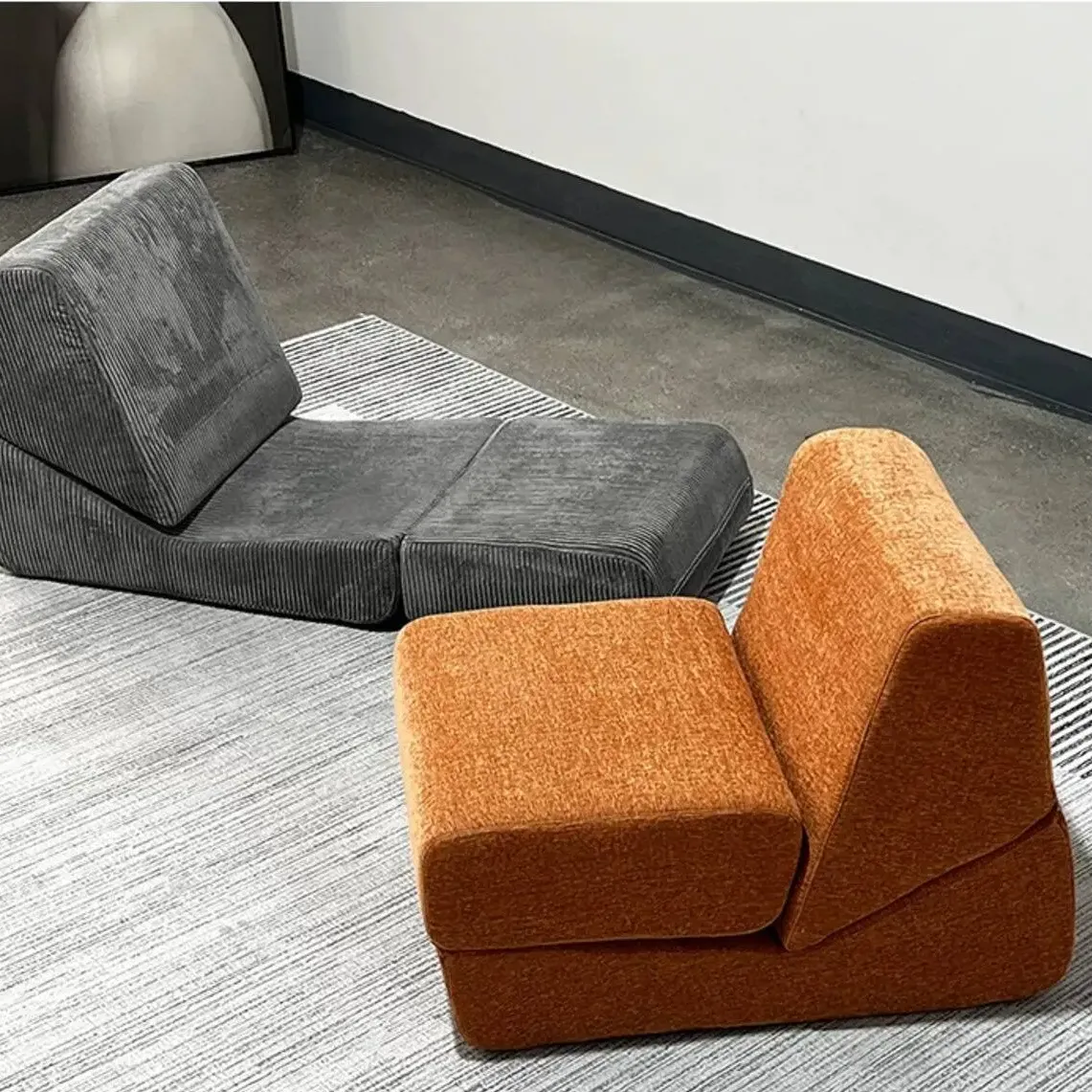 主图-05 Globe Furnishings - Three-Fold Transformable Compressed Lounge Sofa Bed