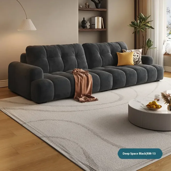 Globe Furnishings - Natural Breeze Direct-Vent Linen Sofa Globe Furnishings - Natural Breeze Direct-Vent Linen Sofa