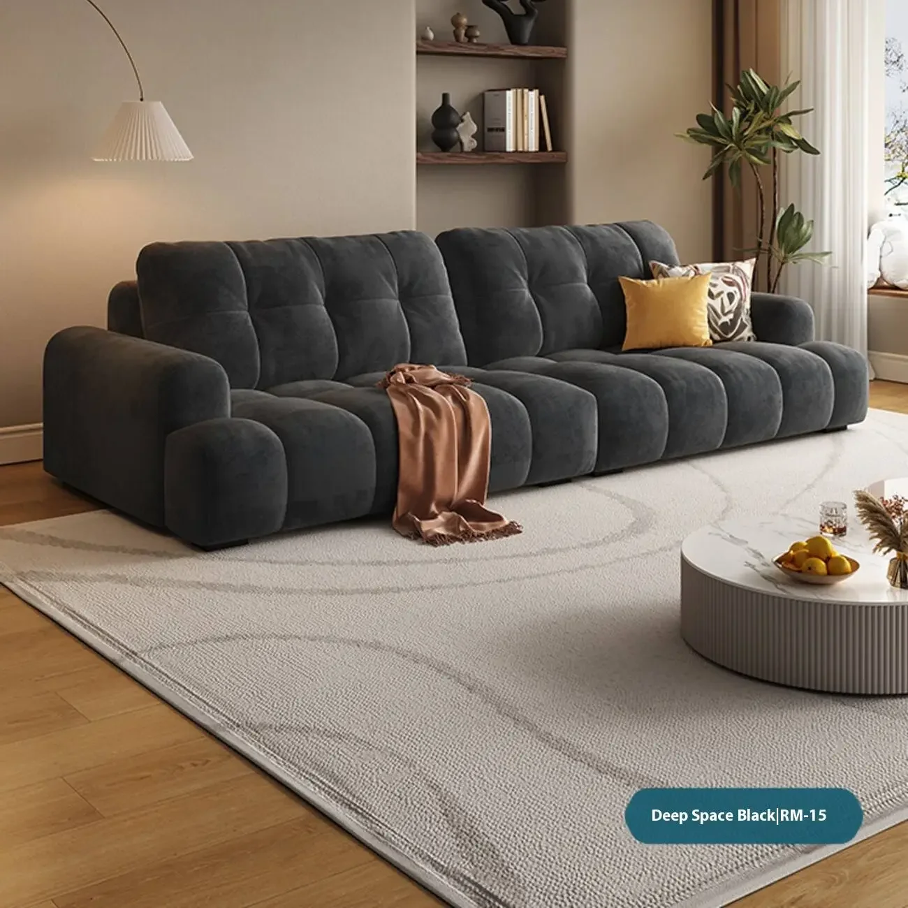 主图-06 Globe Furnishings - Natural Breeze Direct-Vent Linen Sofa