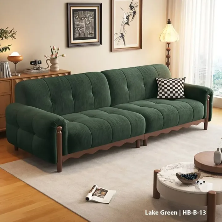 Globe Furnishings - New Solid Wood Chenille French Sofa