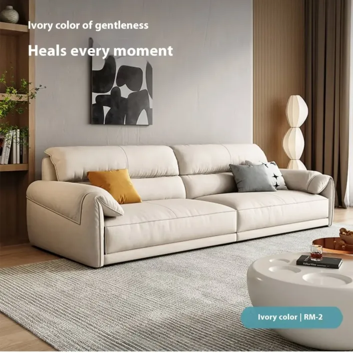 Globe Furnishings - Minimalist Compact Apartment Trendy Down-Filled Tech Fabric Sofa Globe Furnishings - Minimalist Compact Apartment Trendy Down-Filled Tech Fabric Sofa