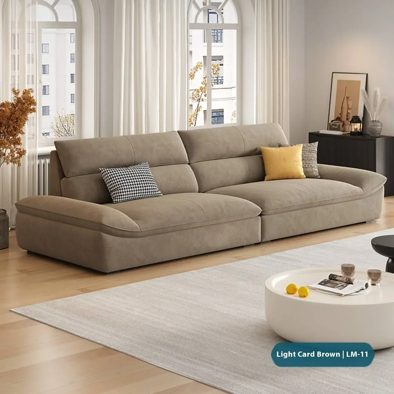主图-06 Globe Furnishings - 2025 New Compact Sailcloth Upholstered Sofa