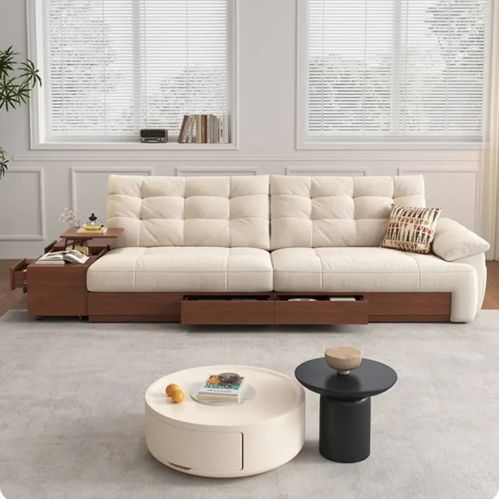 Movable Storage Cabinet Multifunctional Storage Sofa