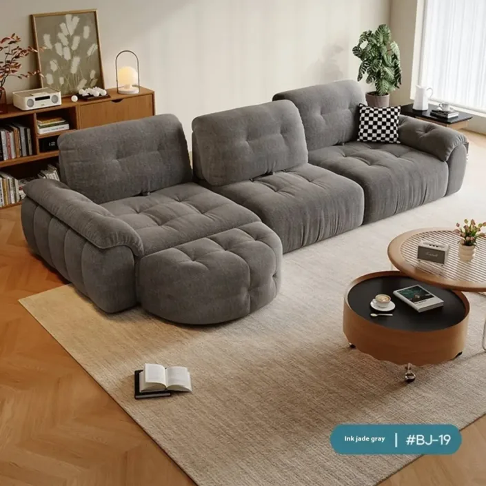 Globe Furnishings - Minimalist Modern Adjustable Pumpkin Sofa
