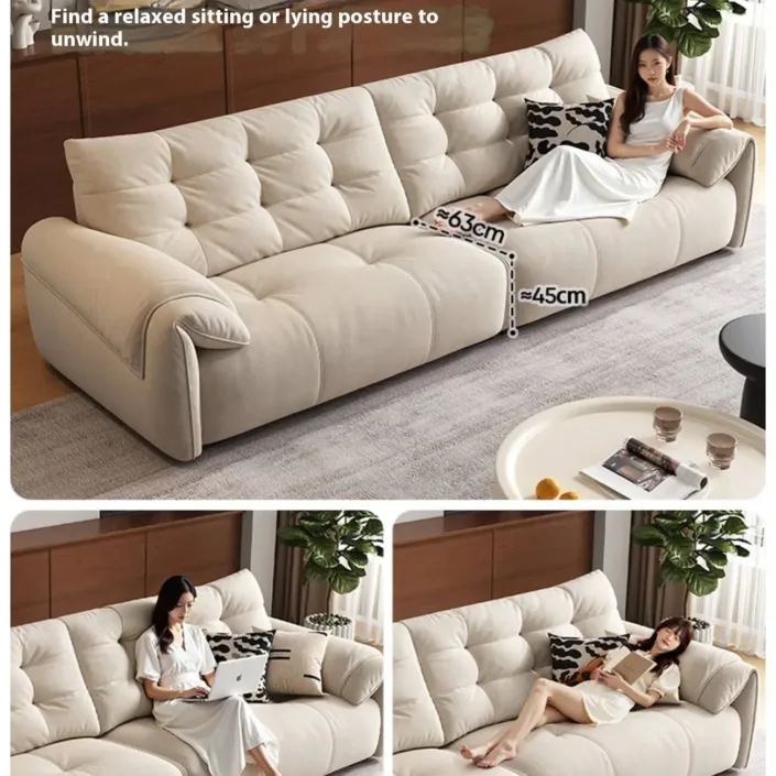 Globe Furnishings - Modular Cat-Proof Fabric Straight Sofa Globe Furnishings - Modular Cat-Proof Fabric Straight Sofa
