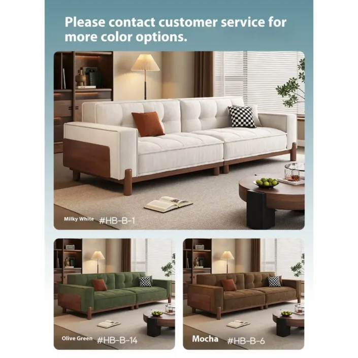 Globe Furnishings - Medieval-style solid wood fabric sofa Globe Furnishings - Medieval-style solid wood fabric sofa