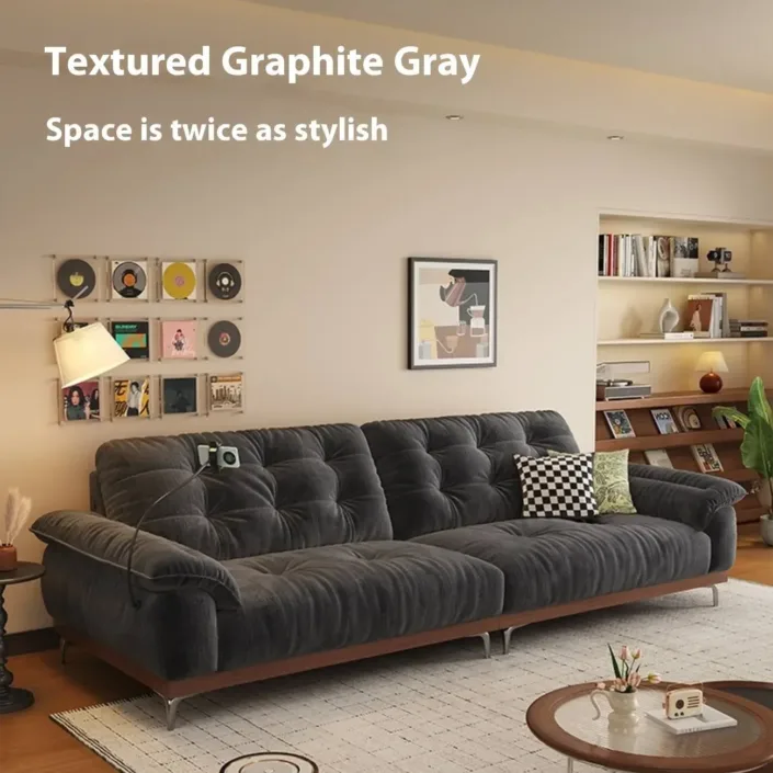 Globe Furnishings - Rechargeable Multifunctional Chenille Sofa Globe Furnishings - Rechargeable Multifunctional Chenille Sofa