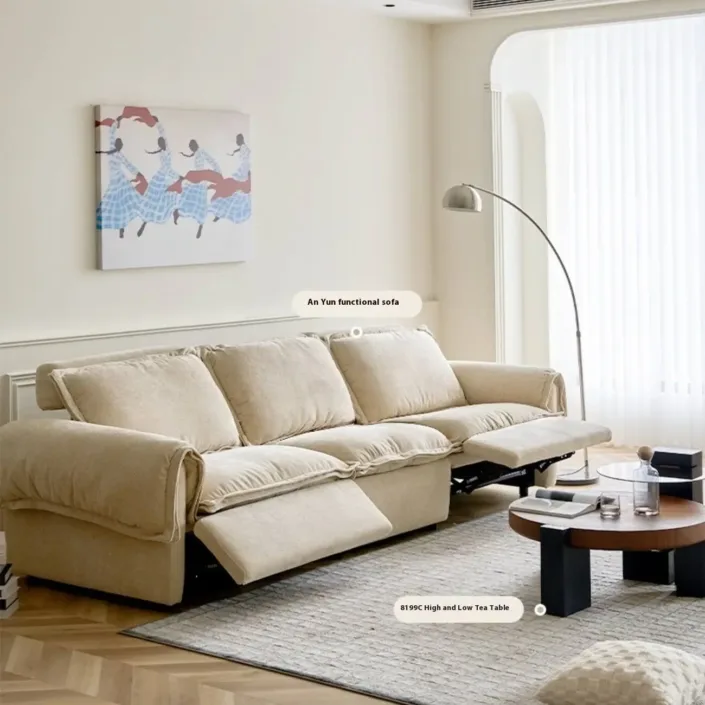 Globe Furnishings - Zero-Wall Clearance Removable Cover Electric Recliner Sofa Globe Furnishings - Zero-Wall Clearance Removable Cover Electric Recliner Sofa