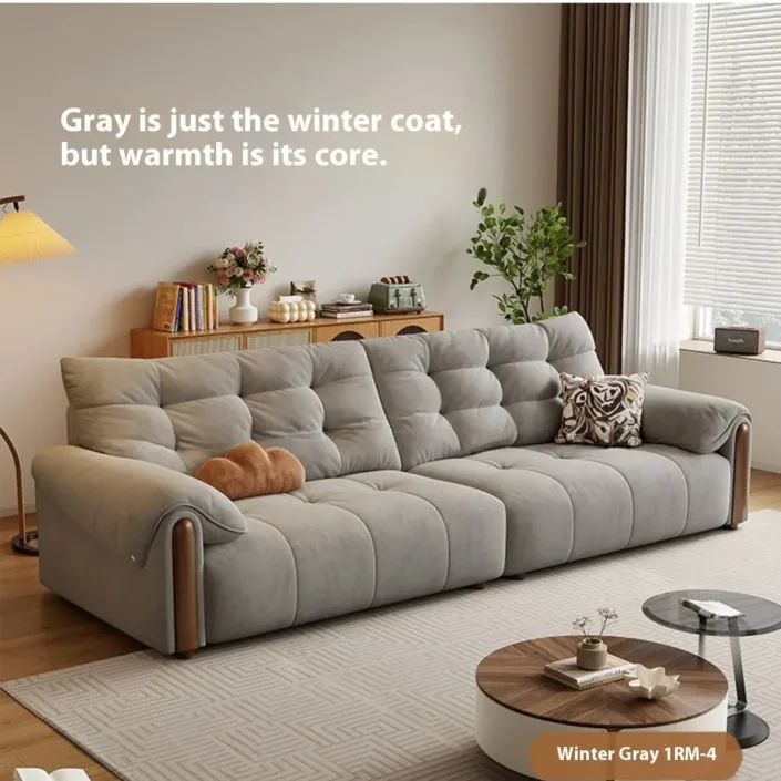 Globe Furnishings - French Cream Style New Vintage Fabric Sofa Globe Furnishings - French Cream Style New Vintage Fabric Sofa