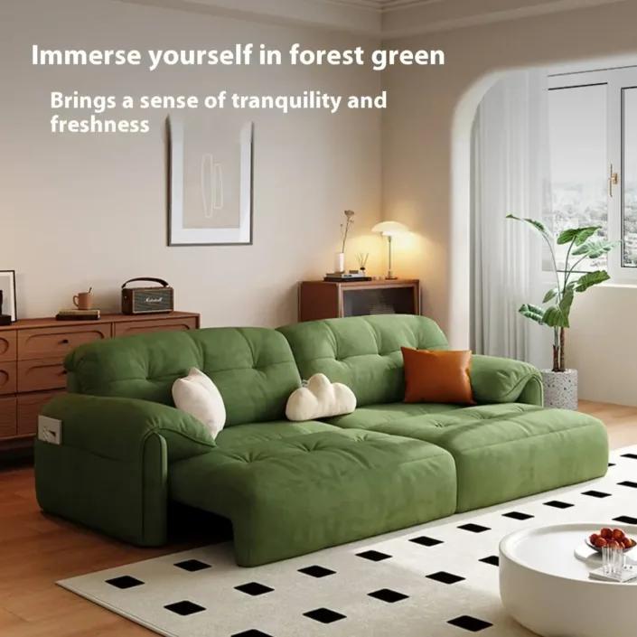 Globe Furnishings - Modern Minimalist Extendable Electric Sofa Globe Furnishings - Modern Minimalist Extendable Electric Sofa