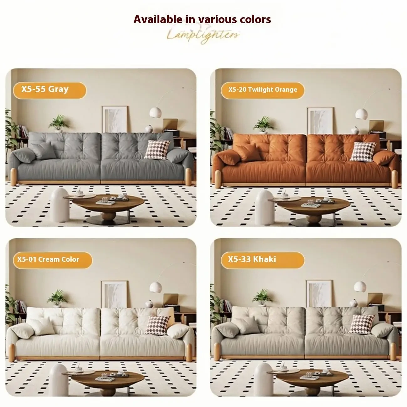主图-06 Globe Furnishings - CloudBoost Pro Smart Leather Sofa