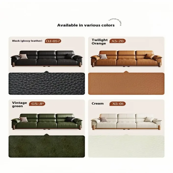 Globe Furnishings - Retro Style Electric Reclining Top-Grain Leather Sofa Bed Globe Furnishings - Retro Style Electric Reclining Top-Grain Leather Sofa Bed