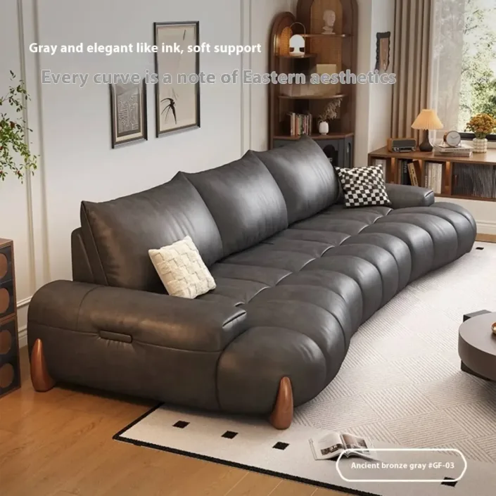 Globe Furnishings - Mosen Extra Deep Oil Wax Leather Sofa Globe Furnishings - Mosen Extra Deep Oil Wax Leather Sofa