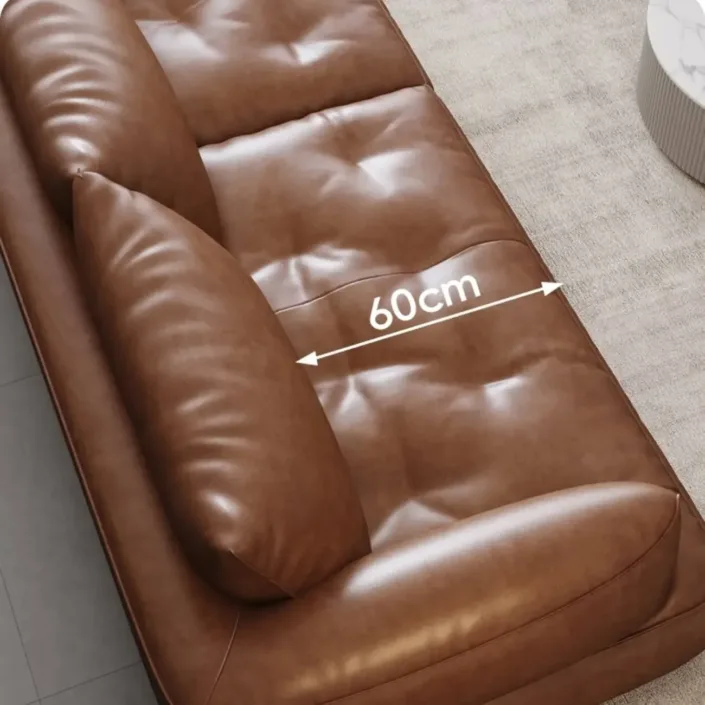 Globe Furnishings - Italian Creative Shaped Leather Chaise Lounge Sofa Globe Furnishings - Italian Creative Shaped Leather Chaise Lounge Sofa