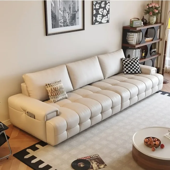 Globe Furnishings - Lawrence top grain cowhide leather sofa