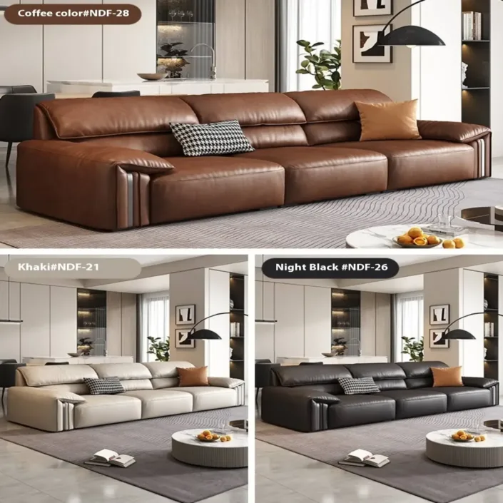 Globe Furnishings - Vintage Waxed Leather Top-Grain Sofa Globe Furnishings - Vintage Waxed Leather Top-Grain Sofa