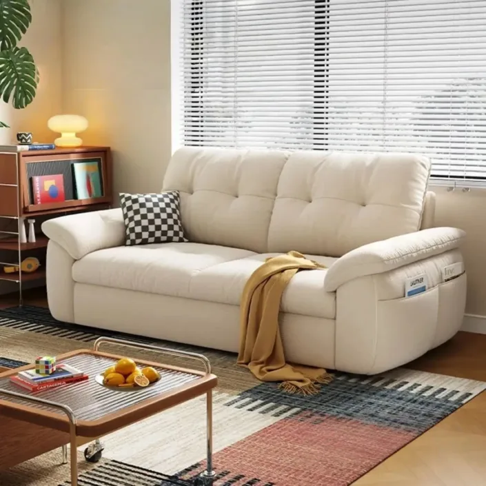 Removable and Washable Cat-Scratch-Resistant Cloud-Shaped Folding Sofa Bed
