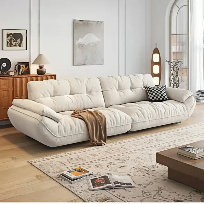 New Modern Cream Cloud Sofa